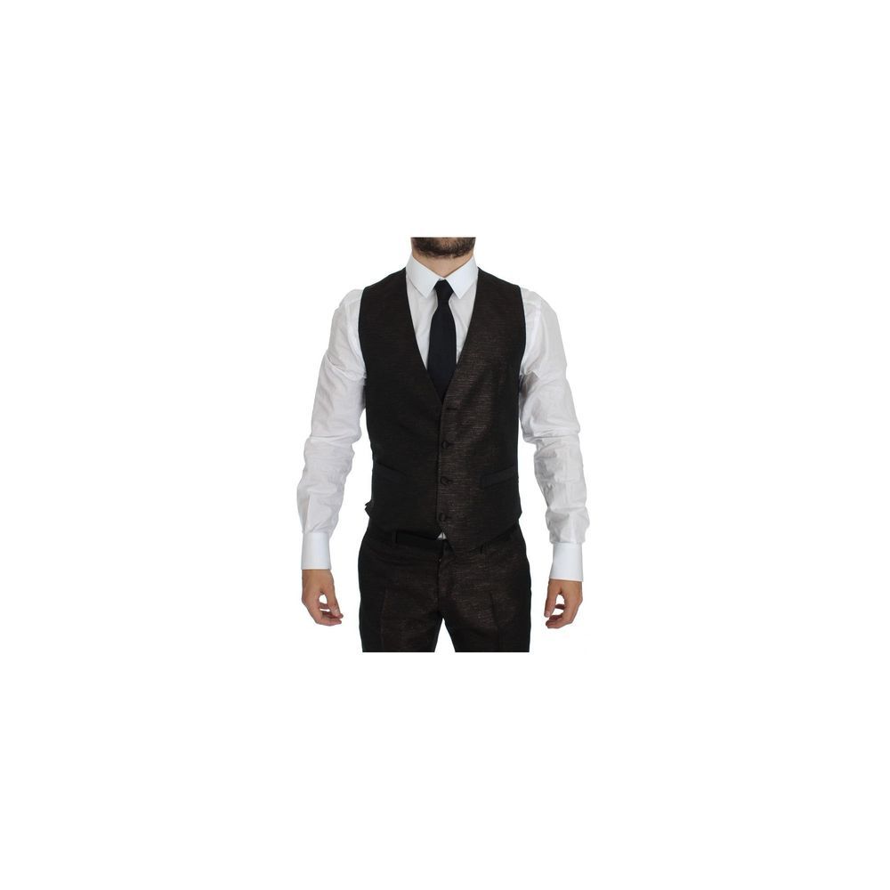 Costume en polyester bicolore Dolce &amp; Gabbana