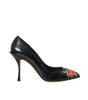 Escarpin en cuir noir Dolce & Gabbana