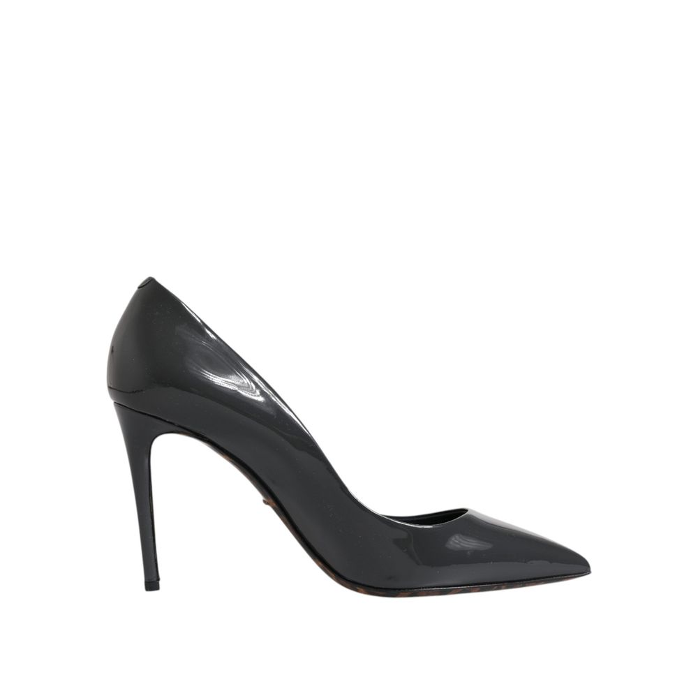 Escarpin en cuir noir Dolce & Gabbana