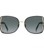 Lunettes de soleil bicolores en métal Jimmy Choo