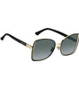 Lunettes de soleil bicolores en métal Jimmy Choo