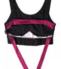 Plein Sport Black Fuchsia Logo Athlete Hannah Bra Underwear