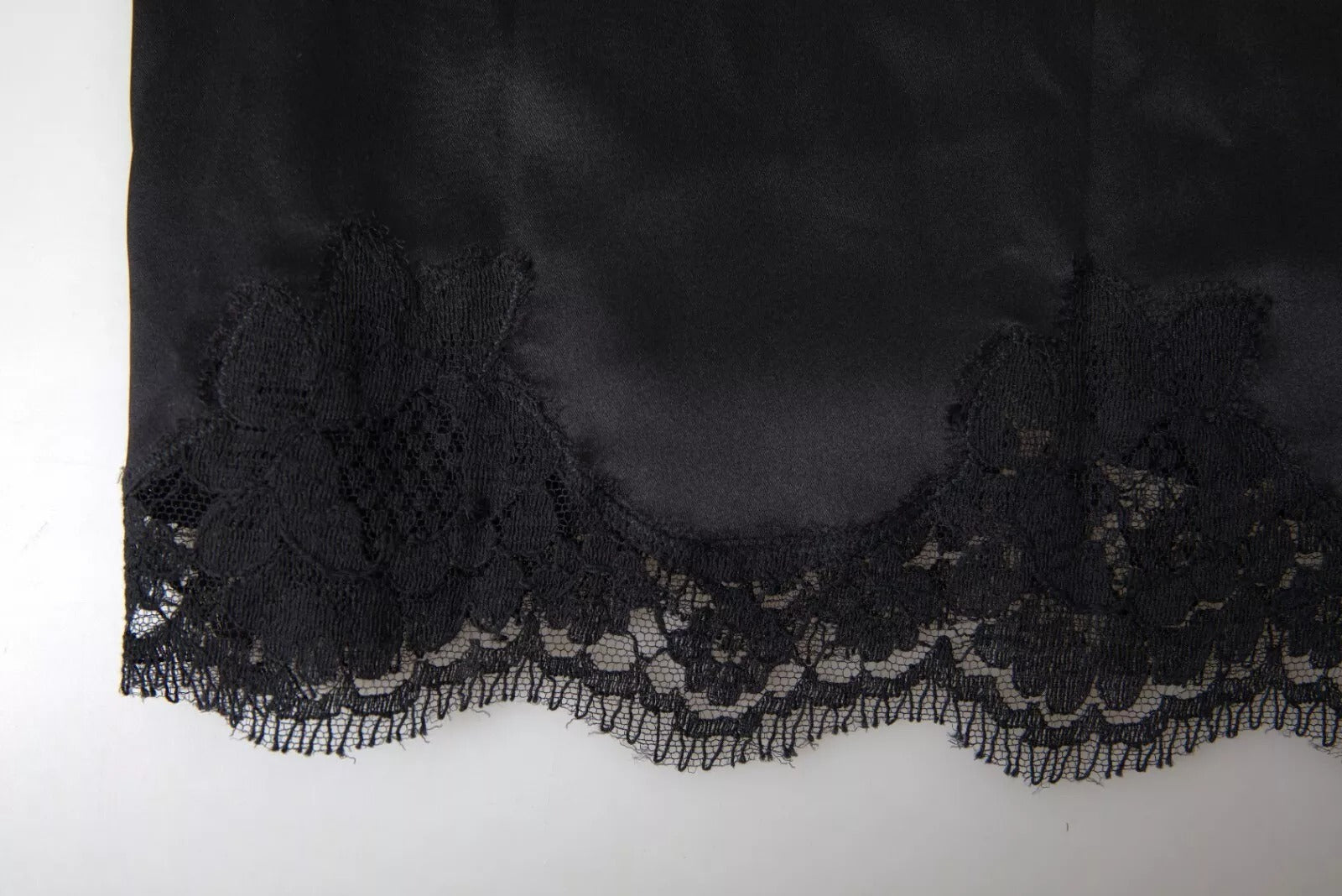 Dolce &amp; Gabbana Sultry Black Silk Camisole Top