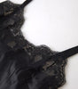 Dolce &amp; Gabbana Sultry Black Silk Camisole Top