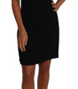 Dolce & Gabbana Black Floral Cut Out Pattern Coctail Dress