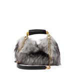 Sac à main en cuir gris Tom Ford