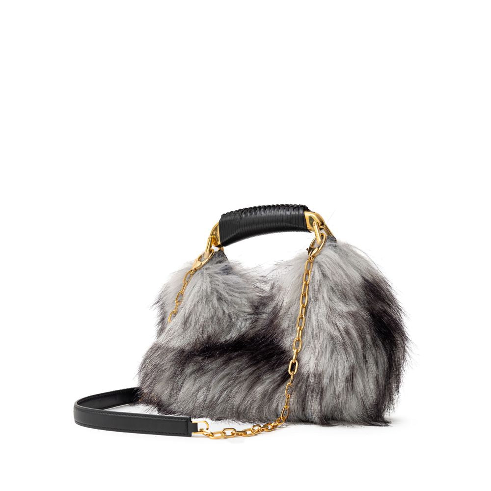 Sac à main en cuir gris Tom Ford