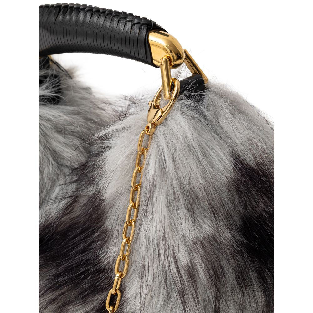 Sac à main en cuir gris Tom Ford