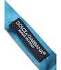 Dolce & Gabbana Blue Silk Bowty