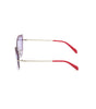 Emilio Pucci Gray Metal Sunglasses