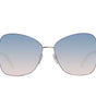 Emilio Pucci Gray Metal Sunglasses