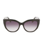 Lunettes de soleil Ferragamo en acétate noir