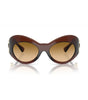 Lunettes de soleil Versace en acétate marron