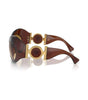 Lunettes de soleil Versace en acétate marron