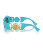 Lunettes de soleil Versace en acétate bleu