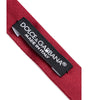 Dolce & Gabbana Red Silk Bowty