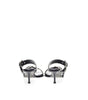 Alexander McQueen Elevate Your Steps in Timeless Black Leather Sandals