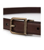 Dolce &amp; Gabbana Brown Calfskin Belt