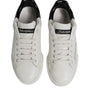 Baskets Dolce &amp; Gabbana Portofino blanches et noires pour homme