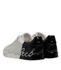 Baskets Dolce &amp; Gabbana Portofino blanches et noires pour homme