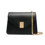 Sac à main en cuir noir Lanvin