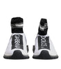 Dolce & Gabbana White Black Sorrento Socks Sneakers Shoes
