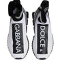Dolce & Gabbana White Black Sorrento Socks Sneakers Shoes