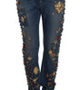Dolce & Gabbana Enchanted Sicily Embellished Boyfriend Jeans