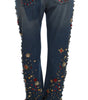 Dolce & Gabbana Enchanted Sicily Embellished Boyfriend Jeans