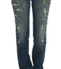 Dolce & Gabbana Crystal Embellished GIRLY Slim Fit Jeans
