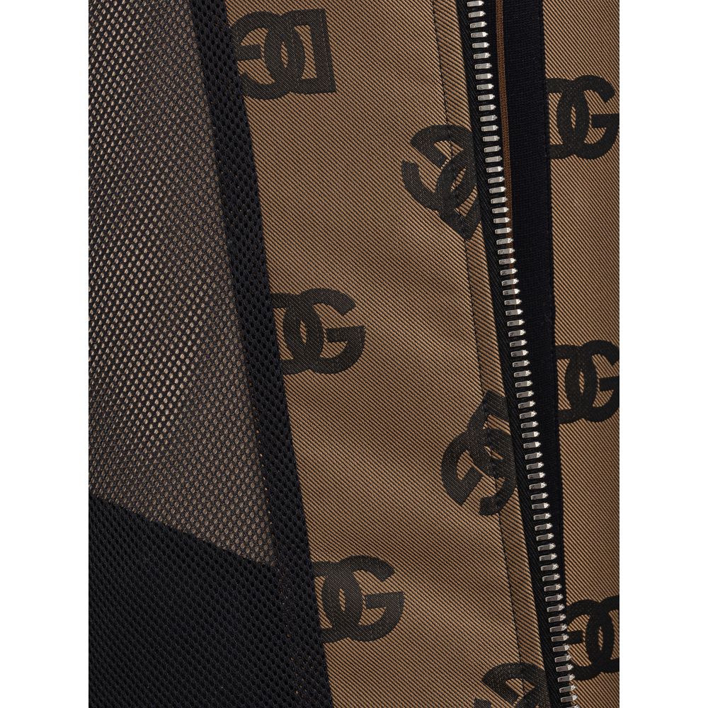 Dolce & Gabbana Bronze Polyester Jackets & Coat