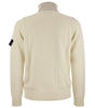 Stone Island White Wool Sweater