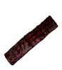 Dolce & Gabbana Black Red Stripe Fur Shawl Neck Wrap Scarf