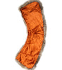 Dolce & Gabbana Brown Fur Shoulder Collar Neck Wrap Scarf