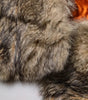 Dolce & Gabbana Brown Fur Shoulder Collar Neck Wrap Scarf