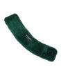 Dolce & Gabbana Green Mink Fur Collar Women Neck Wrap Scarf