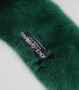 Dolce & Gabbana Green Mink Fur Collar Women Neck Wrap Scarf