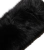 Dolce & Gabbana Black Fur Shoulder Collar Wrap Shawl Scarf