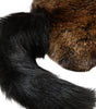 Dolce & Gabbana Brown Red Fox Fur Neck Warmer Winter Scarf