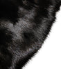 Dolce & Gabbana Black Fur Shawl Neck Wrap Cover Collar Scarf