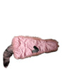 Dolce & Gabbana Pink Frost Fox Fur Neck Warmer Winter Scarf