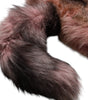 Dolce & Gabbana Pink Frost Fox Fur Neck Warmer Winter Scarf