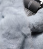 Dolce & Gabbana Powder Blue Mink Fur Neck Warmer Scarf