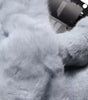 Dolce & Gabbana Powder Blue Mink Fur Neck Warmer Scarf