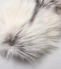 Dolce & Gabbana White Fox Fur Neck Wrap Warmer Winter Scarf
