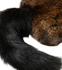 Dolce &amp; Gabbana Brown Red Fox Fur Neck Warmer Winter Scarf