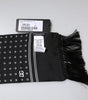 Dolce &amp; Gabbana Black White Polka Dotted Silk Skinny Fringes Scarf