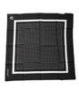 Dolce & Gabbana Black Polka Dots Cotton Handkerchief Scarf