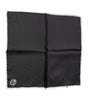 Dolce & Gabbana Black Crown Logo Square Handkerchief Scarf