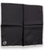 Dolce & Gabbana Black Crown Logo Square Handkerchief Scarf